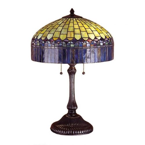 Tiffany Purple Table Lamp