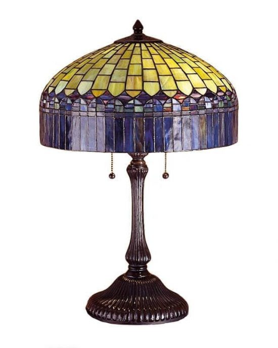 Tiffany Purple Table Lamp