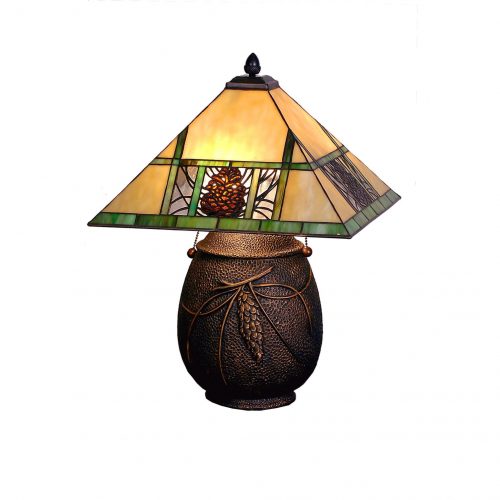 Tiffany Pinecone Ridge Table Lamp