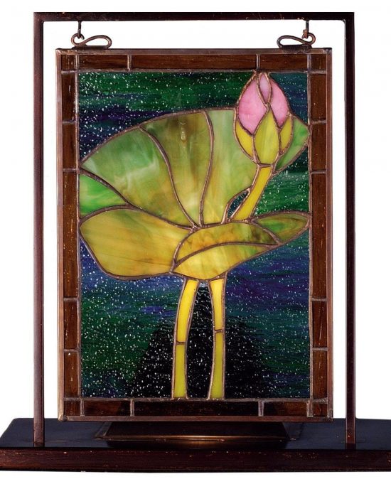 Table Lamp - 9.5 Inch W X 10.5 Inch H Tiffany Pond Lily Lighted Tabletop