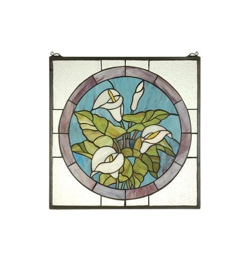 Calla Lily Stained Glass Window