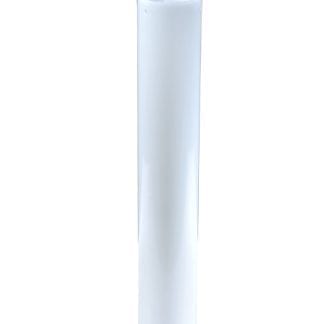 Candle Lamp Shade 116570 Cylinder White Glass 3"W