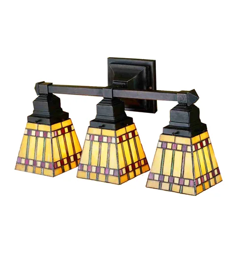 Country Style Three Light Wall Sconce Corn Design Lighting