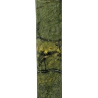 Flat Top Candle Cover 123469 Cylinder Jade Stone Green 4"W X 15.75"H 