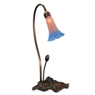 Lily Pad Lamp Pink Blue