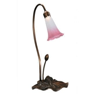 Lily Pad Lamp Pink White