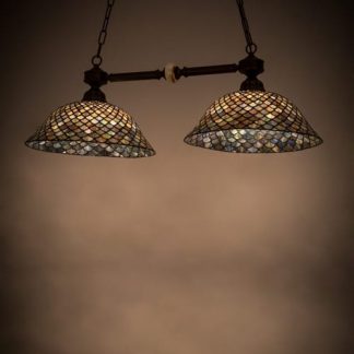 Meyda Tiffany Fishscale 2 Lamp Pendant Kitchen Island Lighting