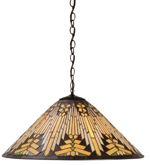 Mission Pendant Lamp 22" Round