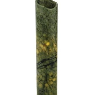 Uneven Top Candle Cover 123467 Cylinder Jade Stone Green