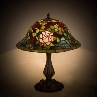 Meyda Tiffany Rosebush Table Lamp