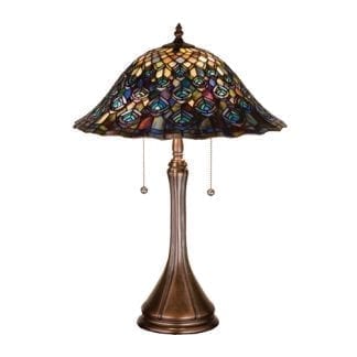 Peacock Tiffany Lamp