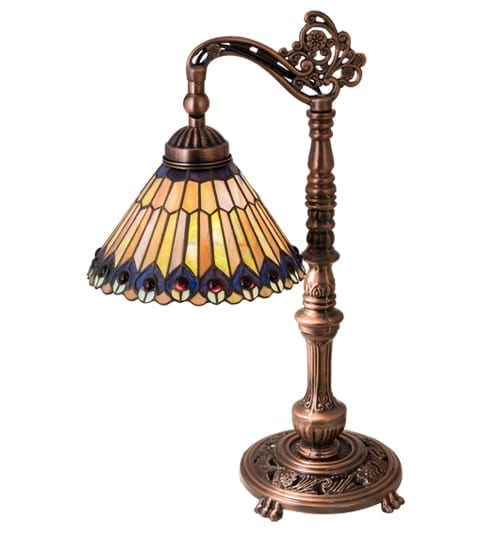 Peacock Bridgearm Desk Lamp Tiffany Lamps For Sale