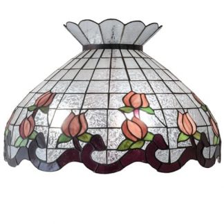 Tiffany Pink Ice Replacement Lamp Shades 20 inch