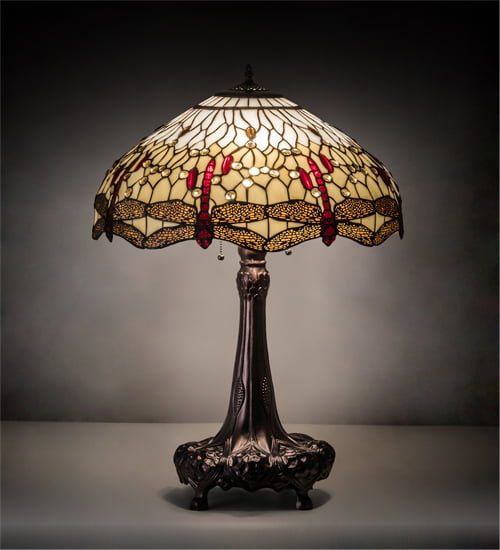 glass end table lamps