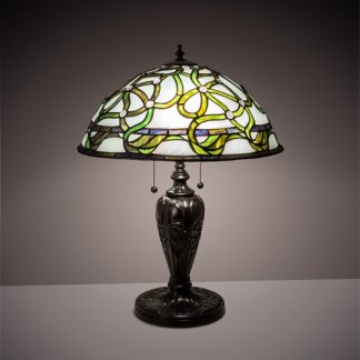 End Table Lamp Tiffany Mediterranean Design Living Room Lighting Ideas