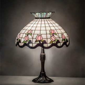 Iridescent Rosebud Table Lamp 232791