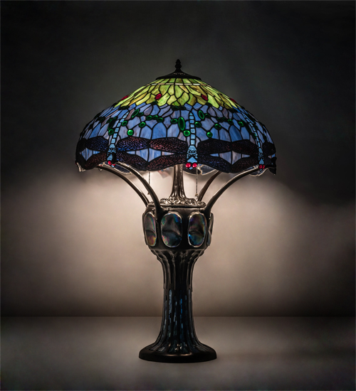 Antique Reproductions Tiffany Style Turtleback Table Lamp