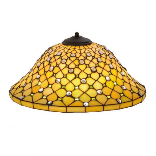 Diamond Jewel Shade 37421 Tiffany Style Stained Glass Lampshades