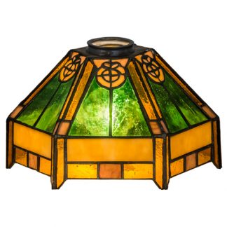 Peaches Shade 165974 Tiffany Style Stained Glass