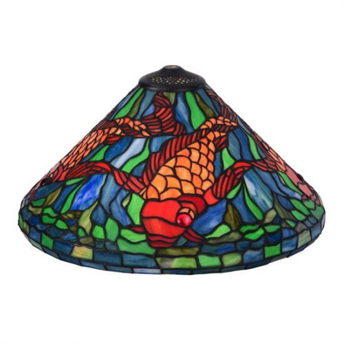 Tiffany Koi Lampshade 21128 Width 16" Replacement Lamp Shades