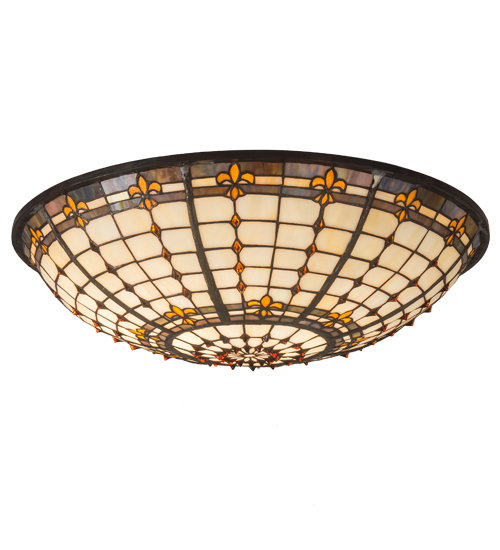 22" Wide Tiffany Fleur-de-Lite Shade